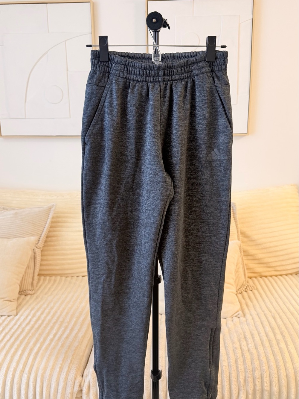 Adidas Women’s Gray Athletic Pants Joggers Size Small